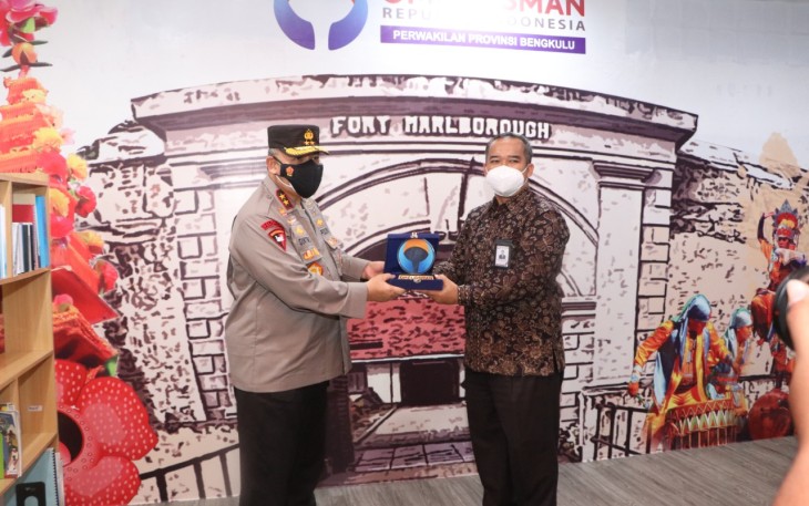 Kapolda Bengkulu Irjen Pol Drs Guntur Setyanto MSi Ajak Ombudsman Bekerja Sama Dalam Pemulihan Ekonomi Nasional 2021