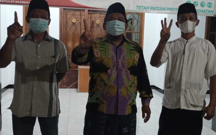 Tiga kandidat RT 06 Desa Ngasinan Kecamatan Weleri Kabupaten Kendal