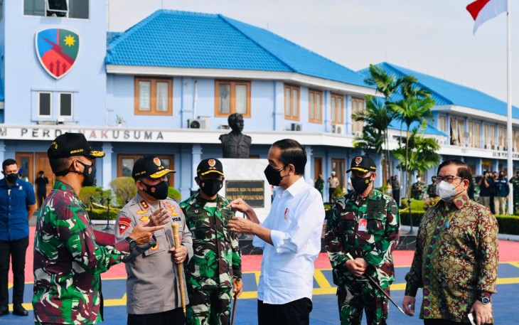Presiden Joko Widodo  Kamis, 23 September 2021, melakukan kunjungan kerja ke Kabupaten Cilacap, Provinsi Jawa Tengah.