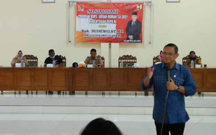 Sosialisasi bantuan bedah rumah