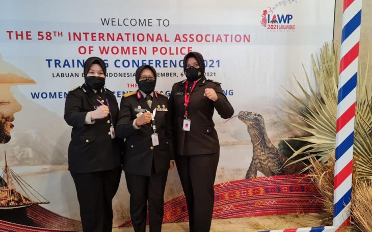 Polwan Polda Bengkulu Ikuti The 58th IAWP Training Conference