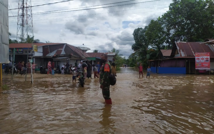 Banjir di Desa Haruyan