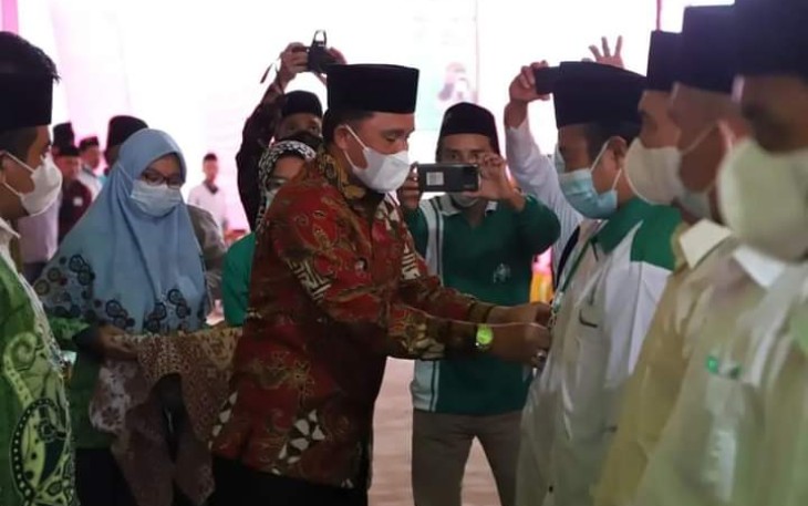 Bupati Lambar Membuka Secara Langsung Pendidikan Kader Penggerak Nahdlatul Ulama