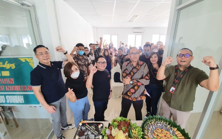 Acara peresmian kantor cabang FUSE Insurtech di Balikpapan, Kalimantan Timur, Selasa (2/11)