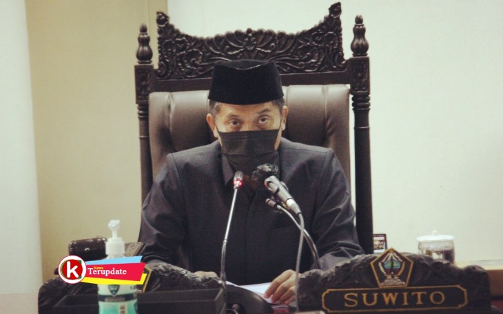 Ketua DPRD Kabupaten Blitar Suwito Saren Satoto (foto : Faisal NR / dok. Klikwarta.com)