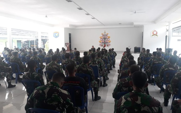 Arahan Dandim Palangka Raya : Jaga Kemanunggalan TNI Dengan Rakyat
