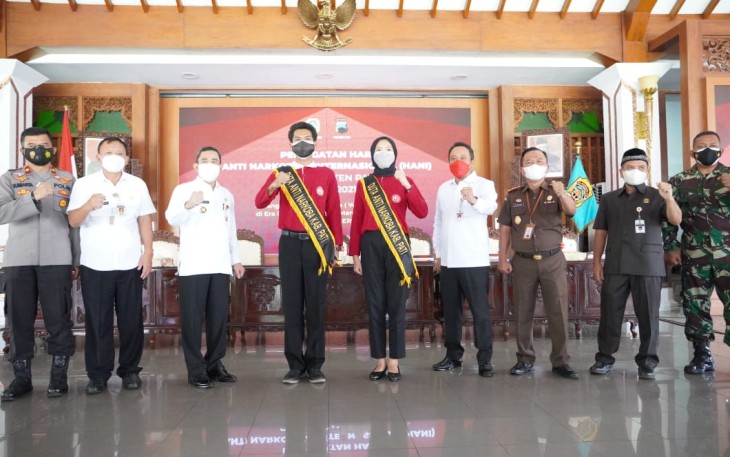 Peringatan Hari Narkoba Internasional (HANI) tahun 2021 di Pati