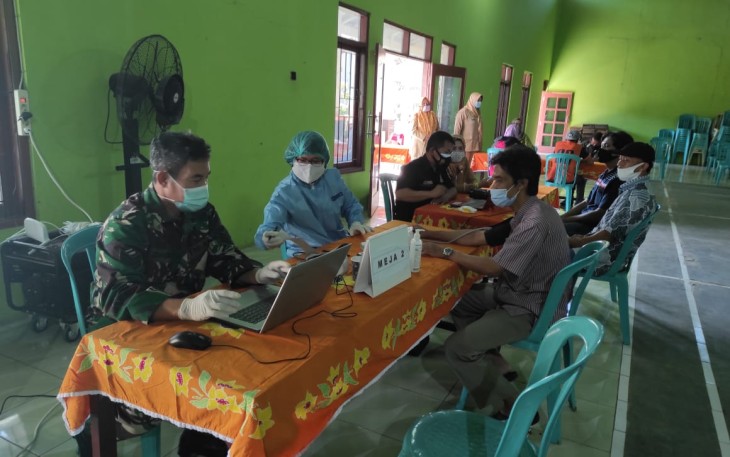 Serbuan Vaksin Nasional Kodim Wonosobo