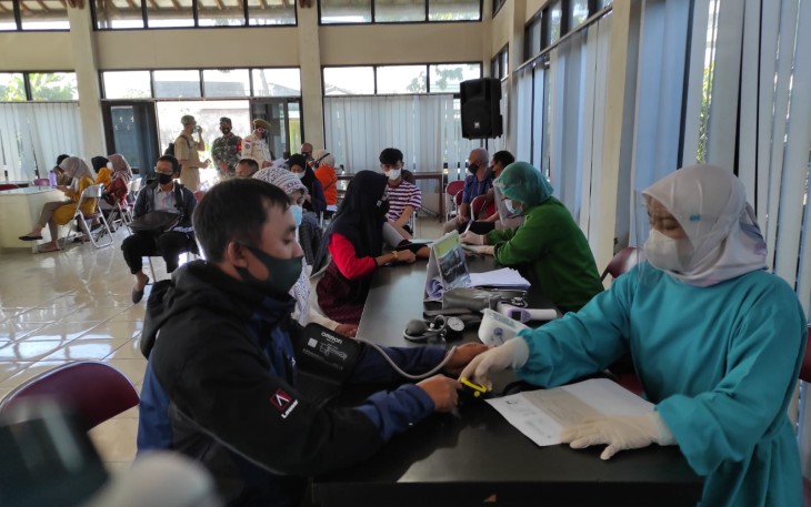 Pelaksanaan vaksinasi di wilayah Kodim Wonosobo