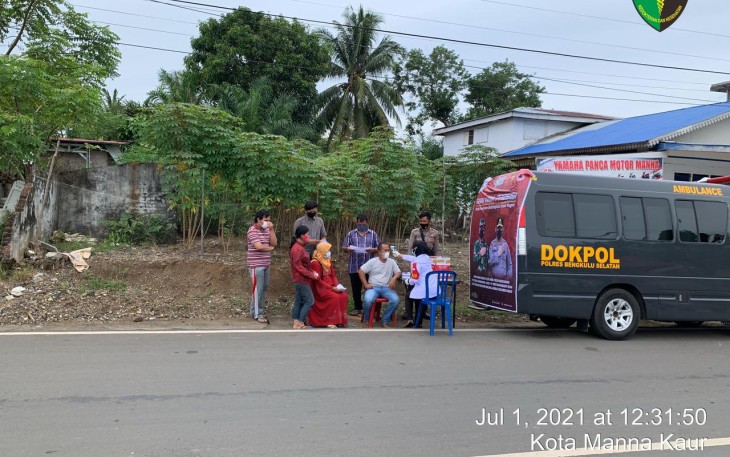 Polda Bengkulu Sediakan 13 Gerai Vaksin Diseluruh Provinsi Bengkulu