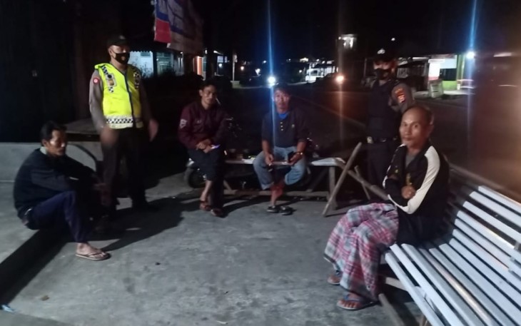 Polsek Ujan Mas Aktif Patroli dan Sambang Desa 