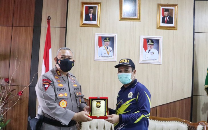 Kapolda Bengkulu Irjen Pol Drs Guntur Setyanto MSi Kunker ke Dinkes Provinsi