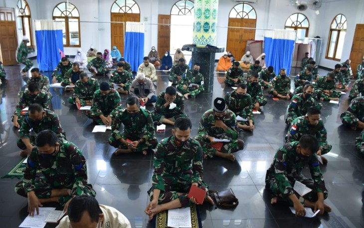 Sambut HUT ke-76 TNI Lantamal IV Gelar Dzikir dan Ibadah Doa Bersama