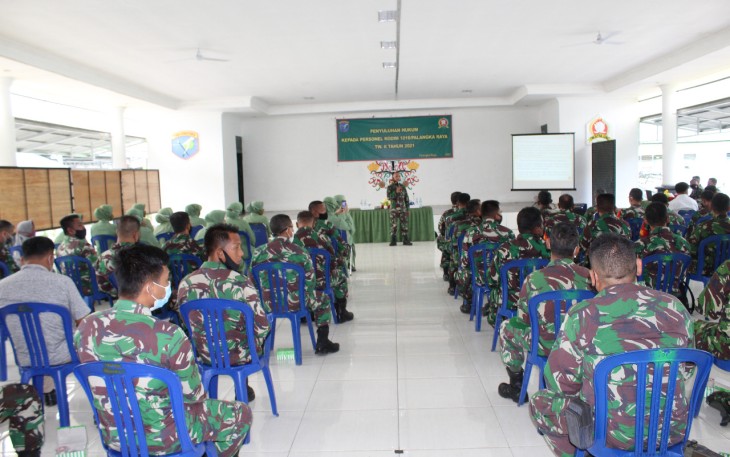 Kodim 1016 Palangka Raya Gelar Penyuluhan Hukum Bagi Personil Militer, PNS dan Persit