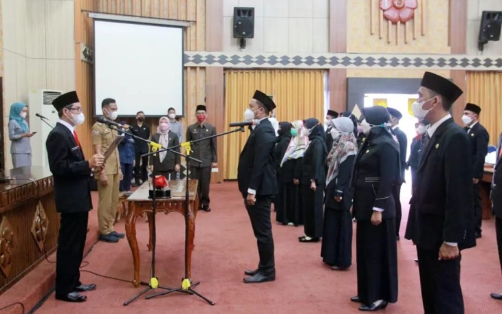 Asisten III Setprov Bengkulu Lantik 23 Pejabat Fungsional