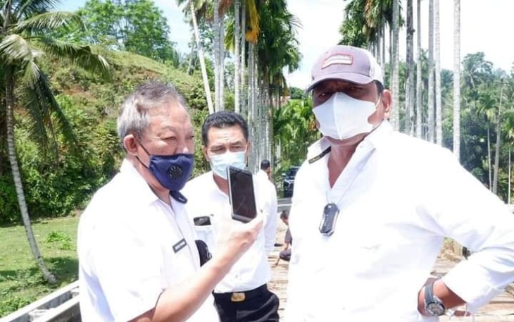 Bupati Bengkulu Utara Percepat Rehab Jembatan Tanjung Putus Dengan Bantuan CSR