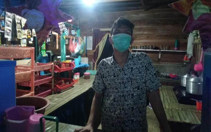 Penggelola Warung Bangkit Ditengah Pandemi Covid-19 Dengan Prokes