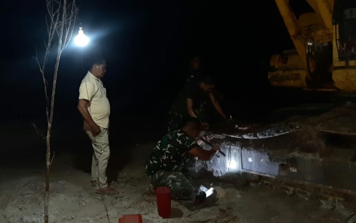 Satgas TMMD Kerja 24 Jam Tuntaskan Sasaran Fisik