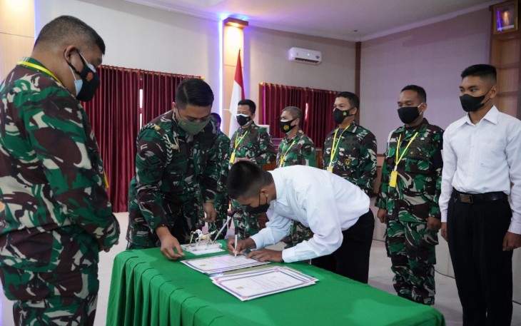 1083 Putra  Daerah Ikuti Seleksi Bintara TNI AD Tahun 2021 di Sultra