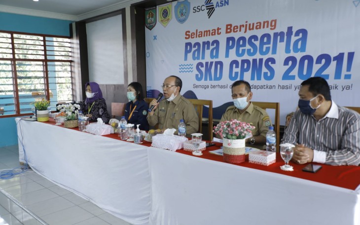 544 Peserta Ikuti Ujian SKD Pengadaan CPNS Pemkab Asahan Tahun 2021