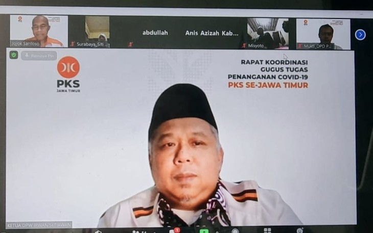  PKS Jatim Siap Sukseskan Vaksinasi dan PPKM Darurat