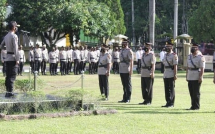 Sertijab Polres Oku Timur