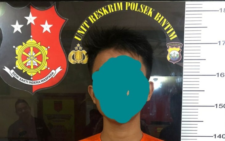 Salah satu terduga pelaku