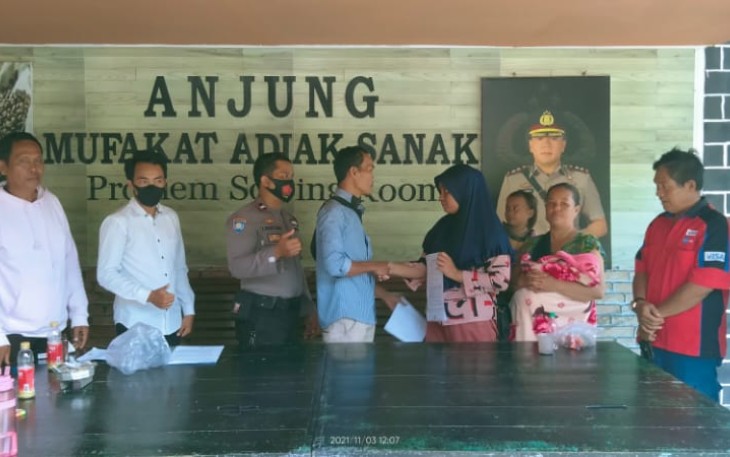 Ribut Terkait Hak Asuh Anak, Mantan Suami Istri Didamaikan Bhabinkamtibmas