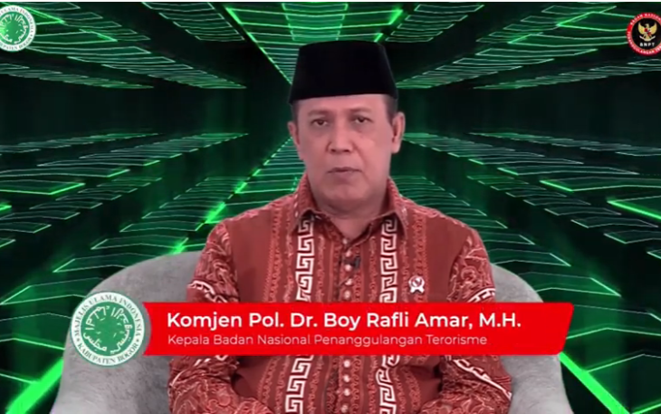 Kepala BNPT RI Komjen Pol. DR. H. Boy Rafli Amar, SH.MH,