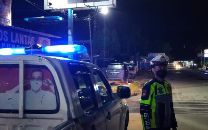 Polres Kepahiang Gelar Patroli Bluelight Rutin