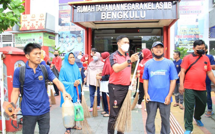 Rutan Bengkulu Galakan Jumat Bersih