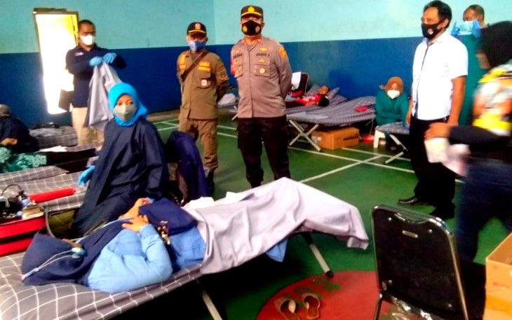 Komunitas Sedekah Darah Cisompet Ganden PMI Gelar Donor Darah