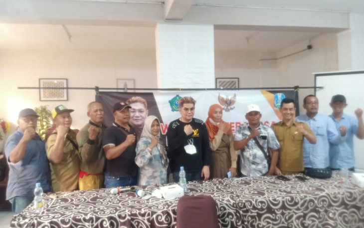 Anggota DPRD Jawa Timur dr.Benjamin Kristianto, MARS saat menggelar wawasan kebangsaan, Senin 12 Desember 2022.
