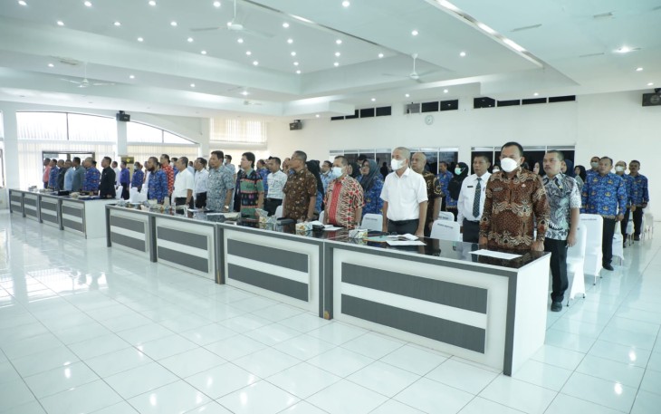 Wakil Bupati Asahan saat Buka Rakorpem Bulan November 2022