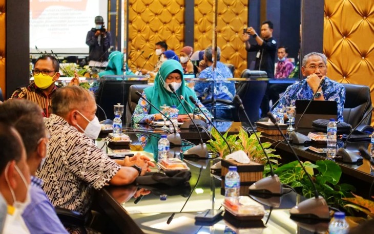 Pemkab Bintan saat Terima Kunker Gabungan Komisi DPRD (Delegasi VIII) Provinsi DKI Jakarta 