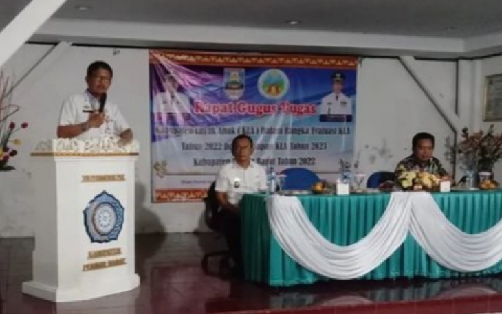 Rakor Gugus Tugas Kabupaten Layak Anak 2022