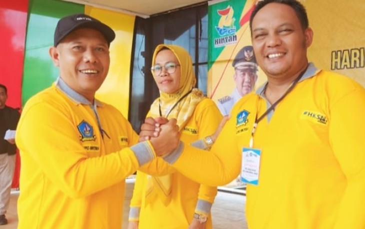Kepala Dinas Sosial Kabupaten Bintan dalam pembukaan Expo Bintan dan Bazar Sejahtera di Tanjung Uban.