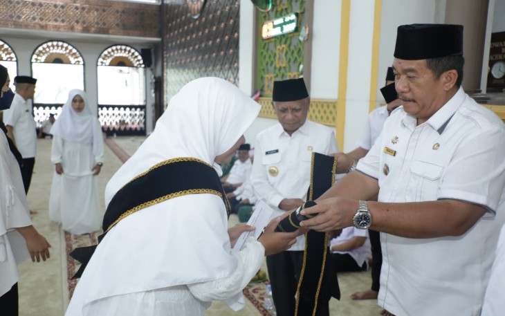 Pemkab Asahan saat Gelar Peringatan Maulid Nabi Muhammad SAW 1444 H