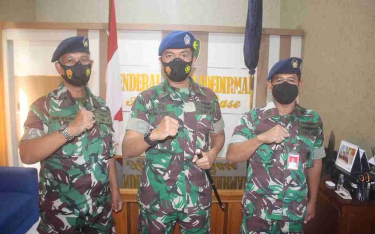 Danlanud usai pimpin sertijab Kadisops dan Kadislog Lanud J.B Soedirman. Selasa (10/05/2022)