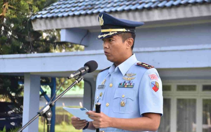 Danlanud pimpin upacara peringatan ke-71 HUT Koopsud yang dilaksanakan di Lanud J.B. Soedirman