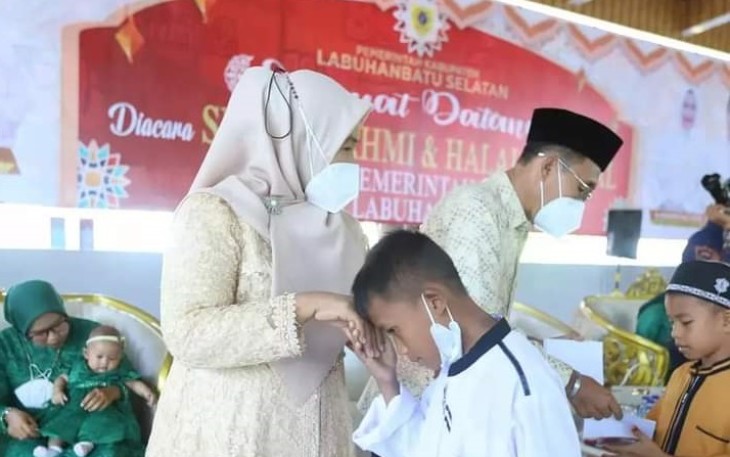 Bupati H Edimin Santuni Anak Yatim 