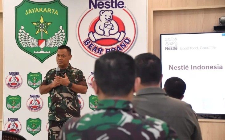 Pangdam Jaya/Jayakarta Mayjen TNI Untung Budiharto saat  beri sambutan