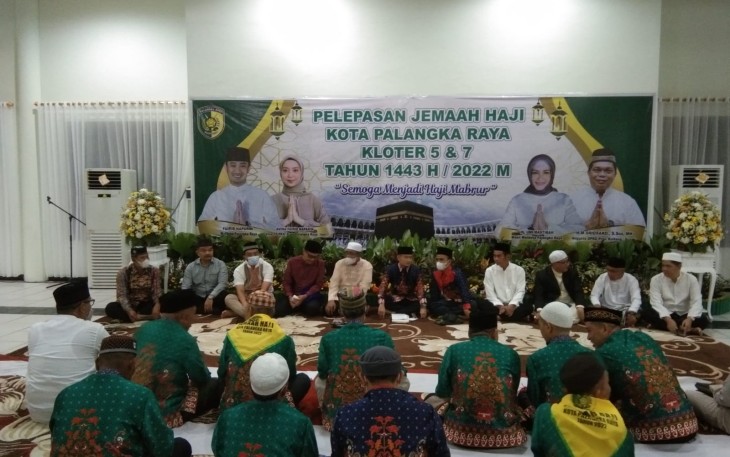 Pelepasan Jamaah Haji Kota Palangka Raya 