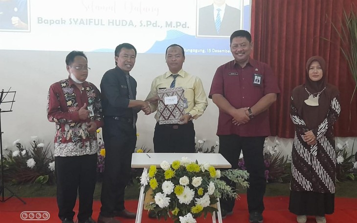 SMK Negeri 1 Bandung saat Gelar Serah Terima Jabatan Kepala Sekolah
