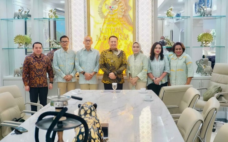 Bamsoet saat menerima Pengurus HIPWI FKPPI di Jakarta, Senin (7/11/22).