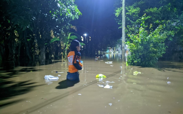 Kondisi banjir di Pasuruan