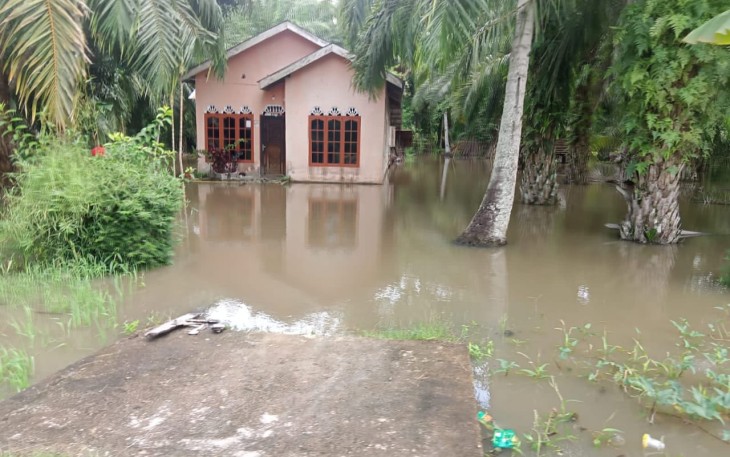 Kondisi banjir di Kabupaten Batu Bara