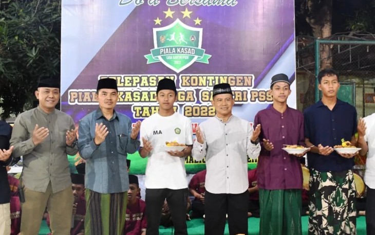 Doa Bersama Jelang Keberangkatan Kontingen Kodam V/Brawijaya pada Piala Kasad Liga Santri 2022