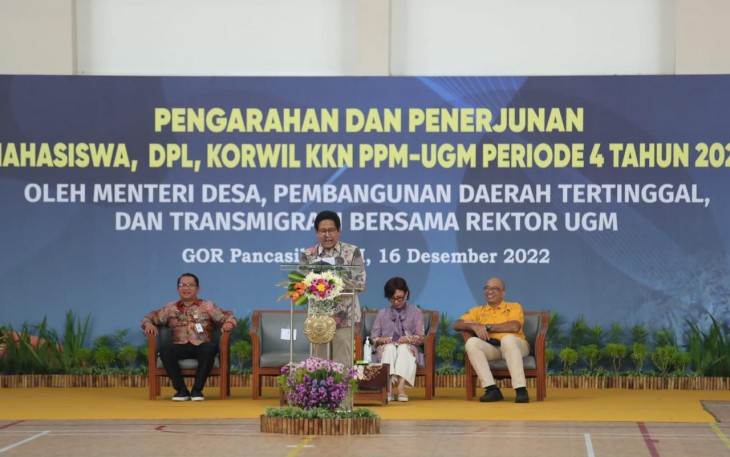 Gus Halim di GOR Pancasila UGM Yogyakarta, Jumat (16/12/2022).