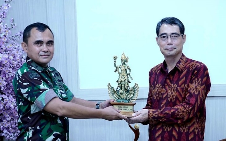Kodam IX/Udayana Terima Kunjungan Kehormatan Konsul Republik Korea